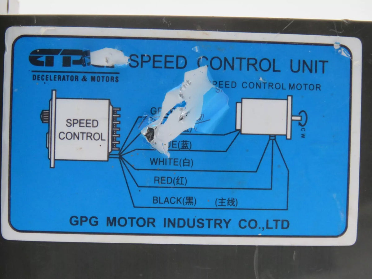 GPG Motor Industry US-52 Speed Control Unit 60W