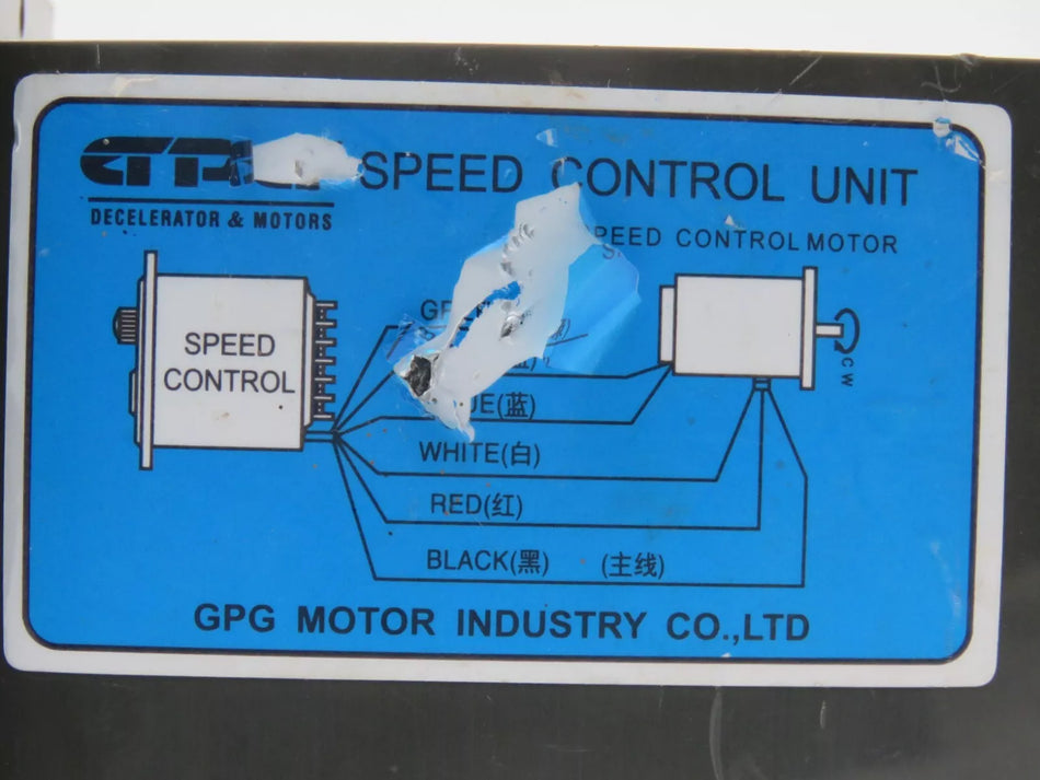 GPG Motor Industry US-52 Speed Control Unit 60W