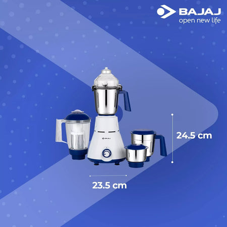 Bajaj Rex Mixer Grinder 750W 4 Jars Heavy Duty Kitchen Mixie Nutri-Pro