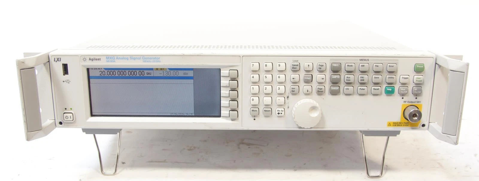 Agilent N5183A 20GHz MXG RF Analog Signal Generator OPT 006 1E1 1ER 520 UNZ