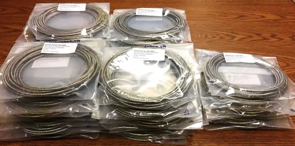 Jakob 20113-0480, 4mm Dia x 5730mm L Stainless Steel Wire Sling