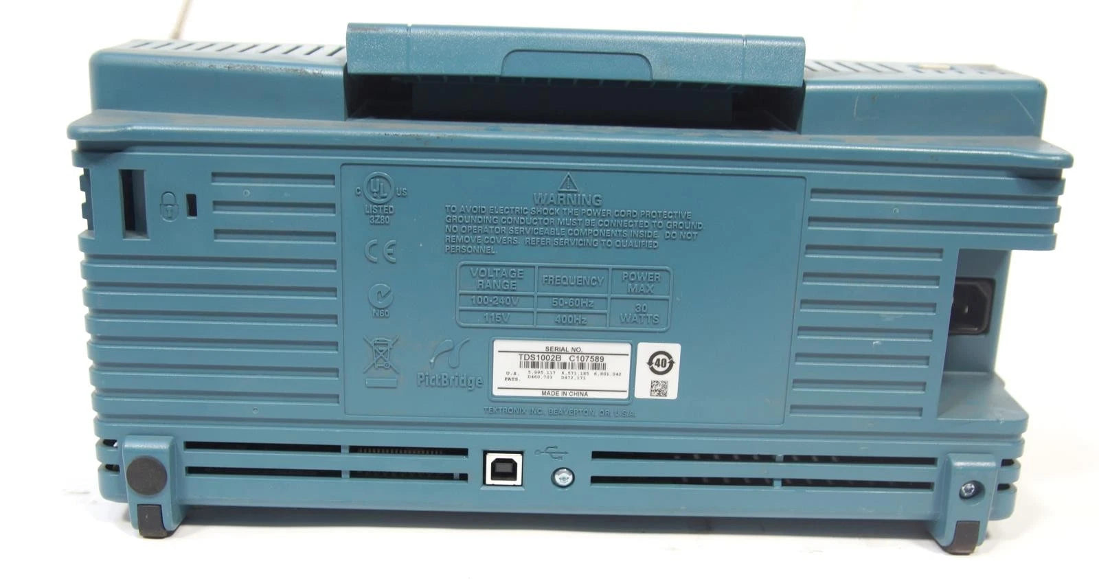 Tektronix TDS 1002B 2 CH 60MHz 1GS/s Digital Storage Oscilloscope
