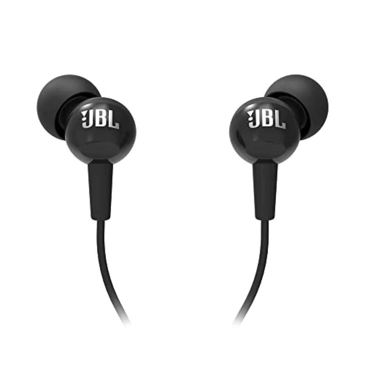 JBL C100SI Wired In-Ear Headphones with Mic, Pure Bass, Comfort Fit, Metallic