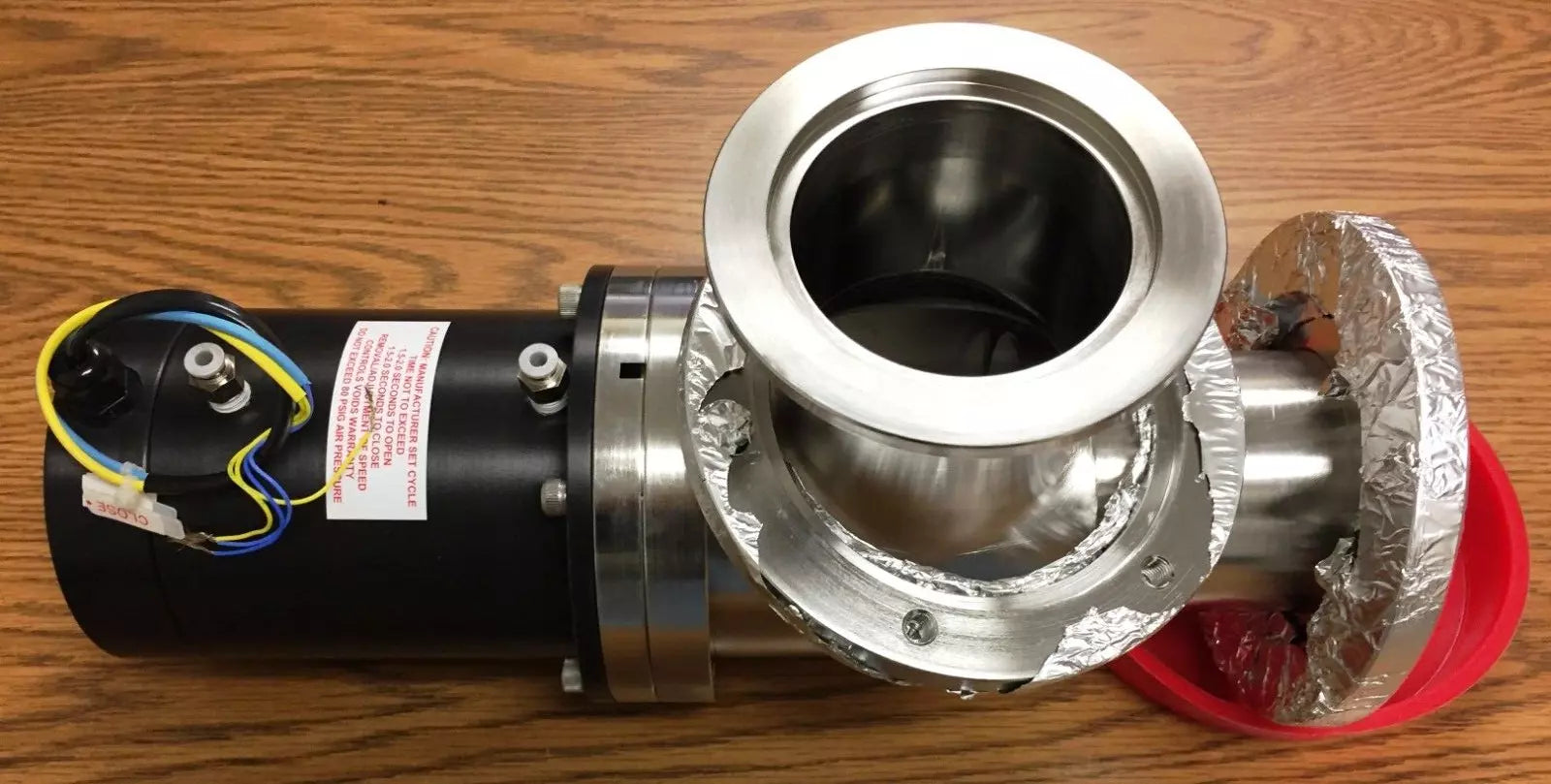 Pneumatic High Vacuum Gate 6" Valve Model 14210-0303R