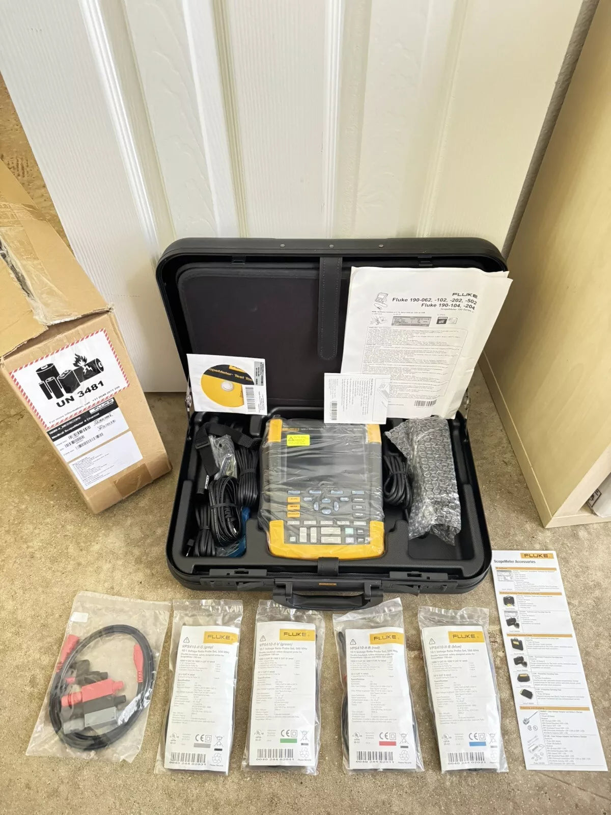 Fluke 190M-4 4 Channel 200 MHz Medical ScopeMeter - NEW SEALED