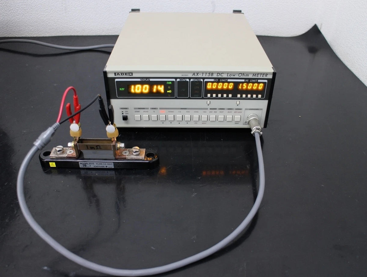 ADEX AX-115B Ultra low resistance Digital Low-Ohm Meter