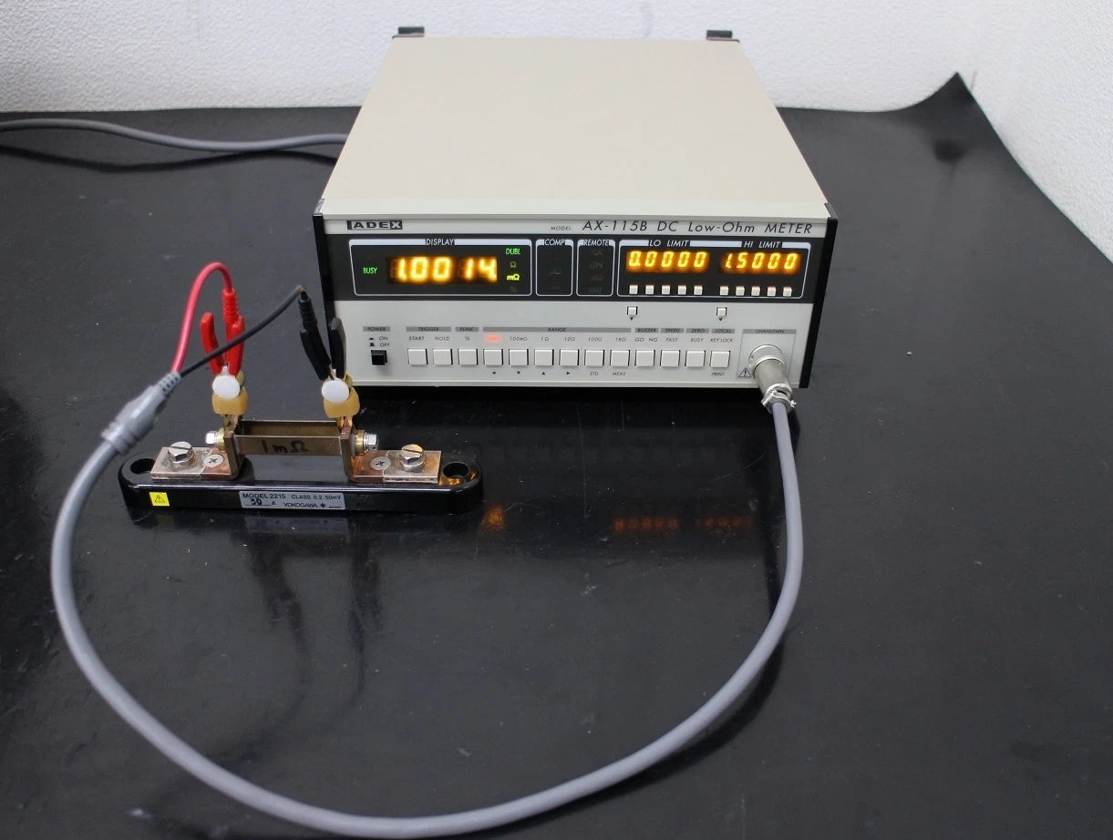 ADEX AX-115B Ultra low resistance Digital Low-Ohm Meter
