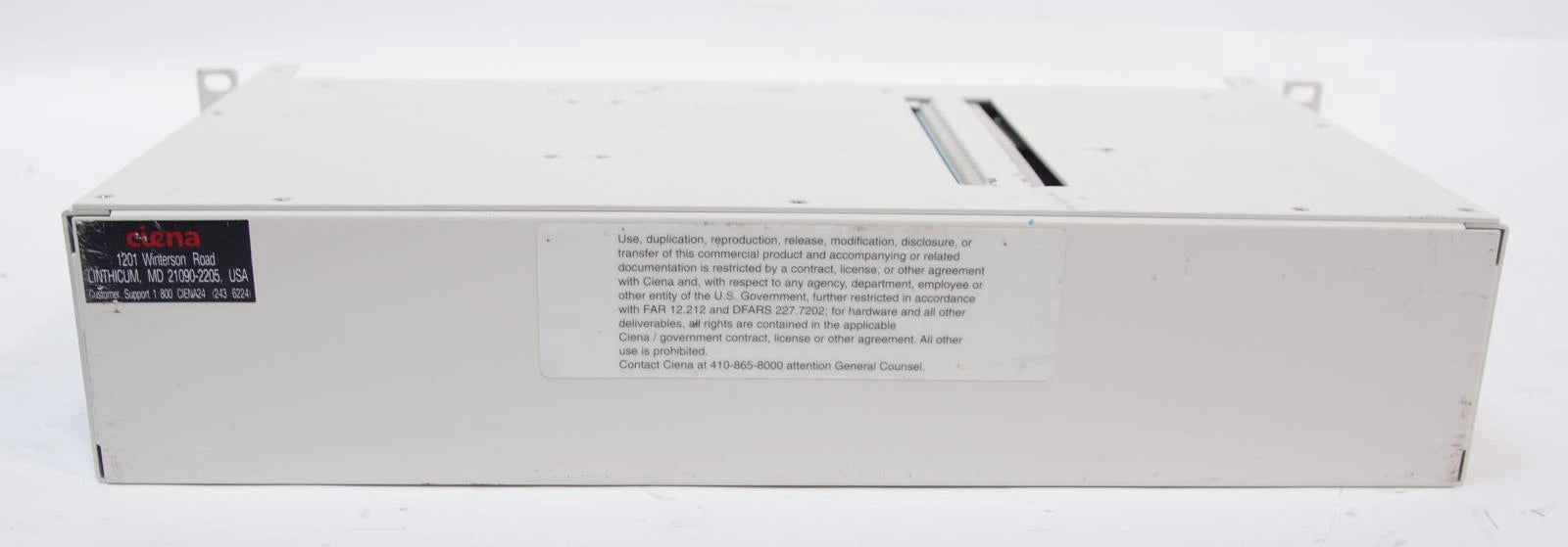 Ciena CN 2150 Passive Optical Multiplexer Chassis w 2x CN-100-D4L 2x CN-100-C4H