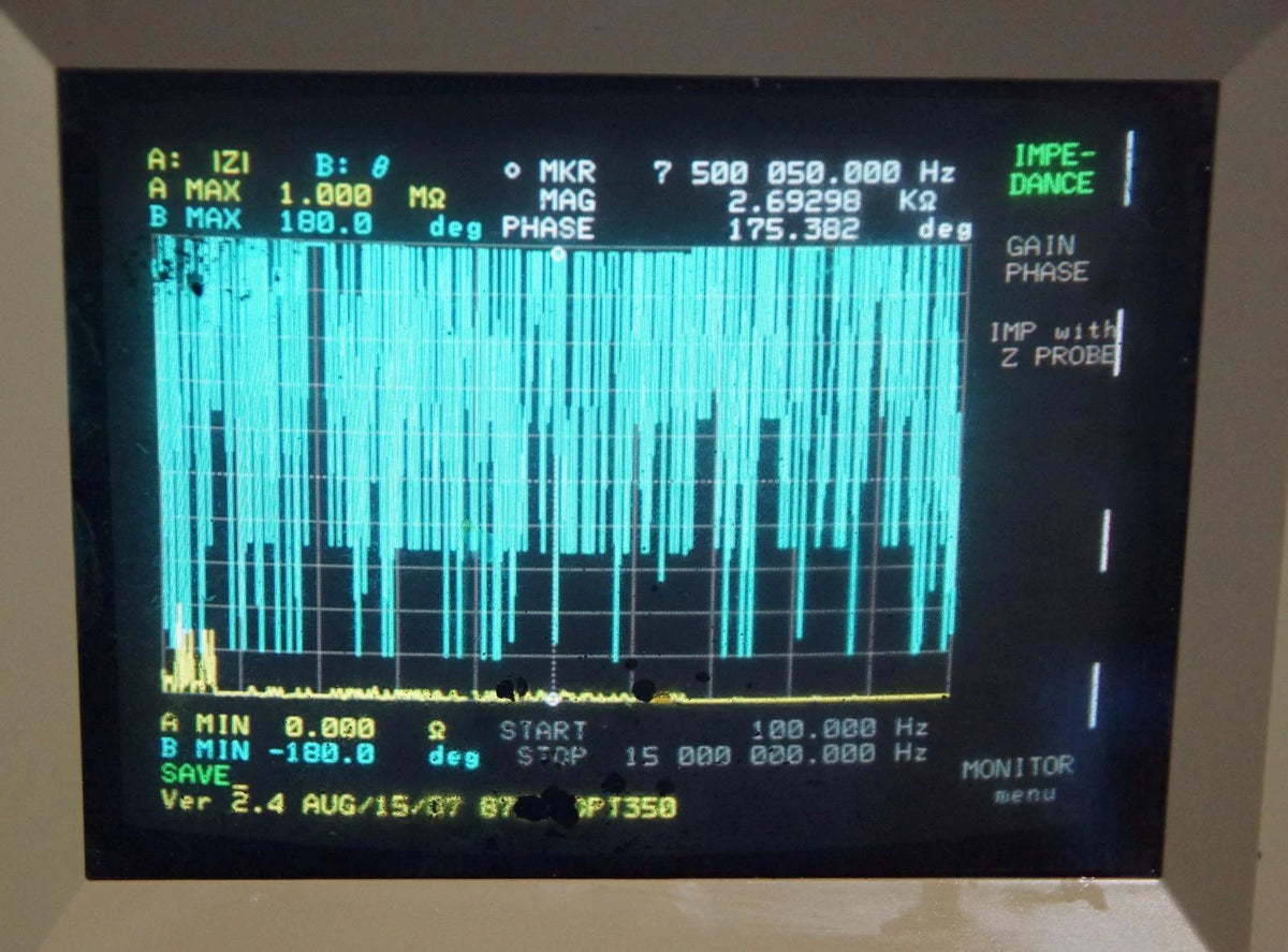 HP 4194A Impedance / Gain-Phase Analyzer With Measurement Unit, Option 350