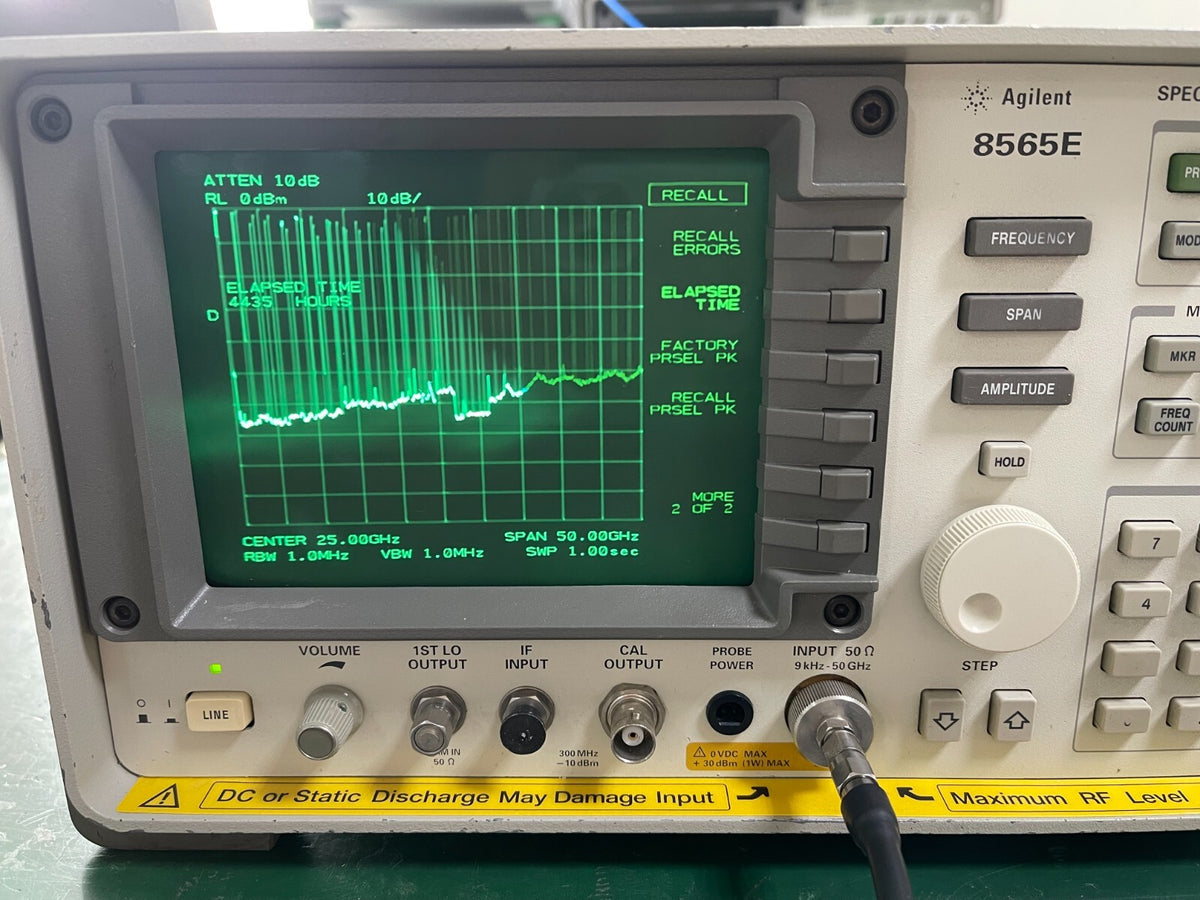 Agilent Keysight 8565E 9KHz - 50GHz Spectrum Analyzer_1513 - XG eqpt