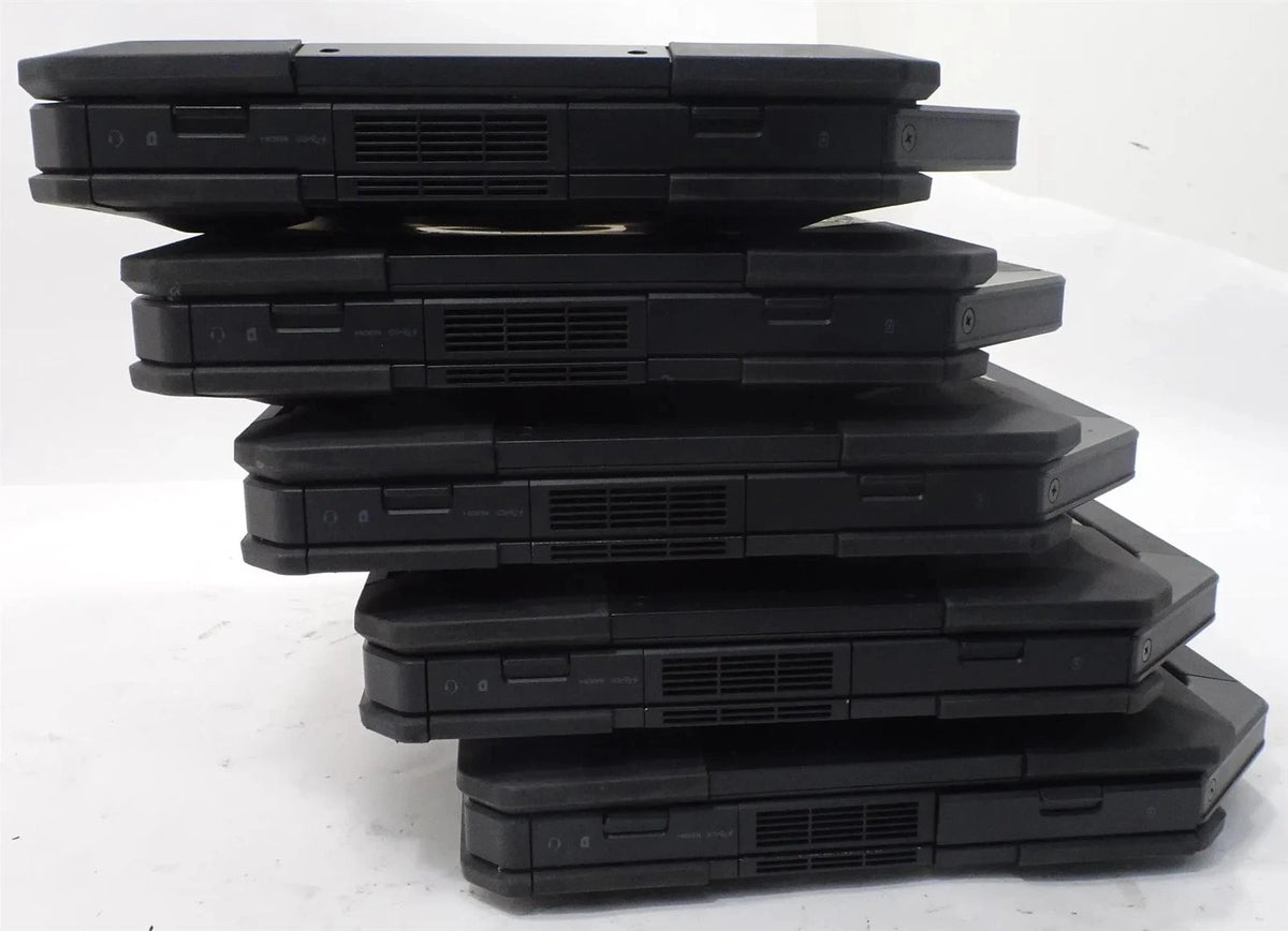 Lot 5 Dell Latitude Rugged 5414 Core i7-6600U 2.6GHz 16GB DVD-RW No HDD