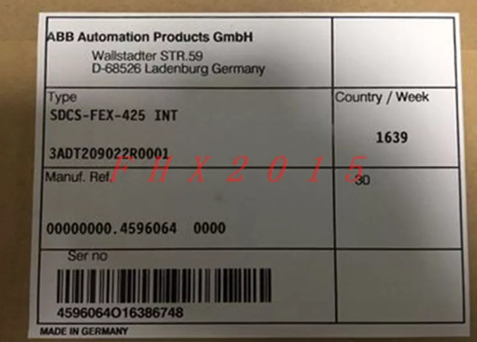 ONE NEW ABB SDCS-FEX-425 INT