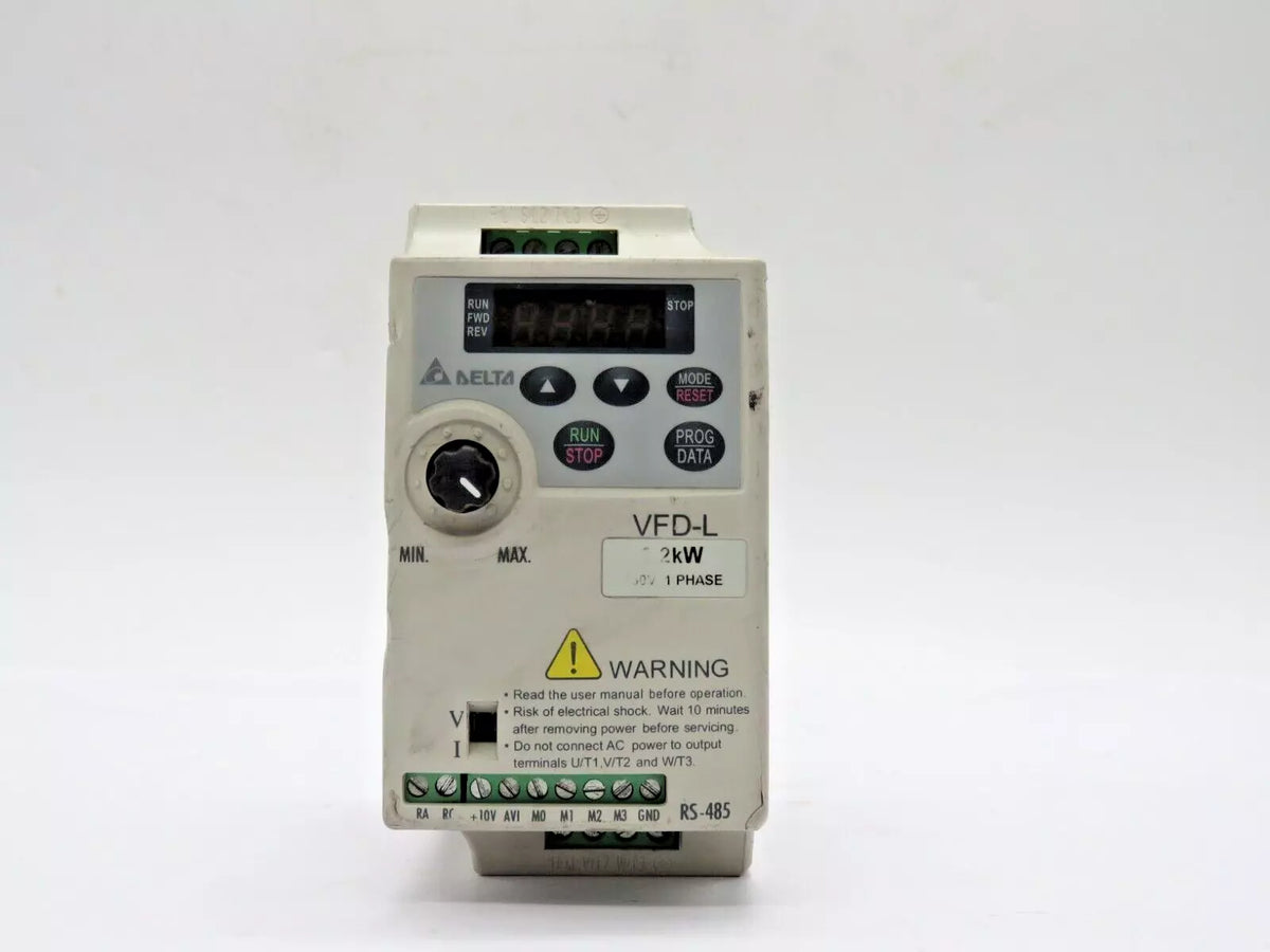 Delta VFD002L21A Variable Frequency Drive with DC Injection Brake IP20