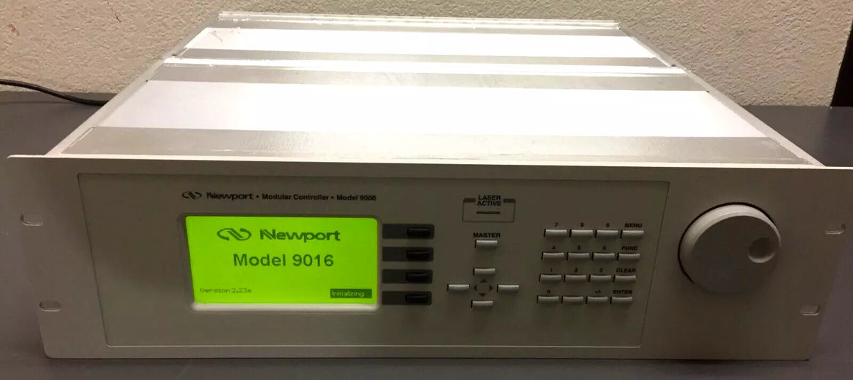 Newport 9008 Laser Diode Controller Mainframe with 6 x 8000-21 Rev C TEC Modules