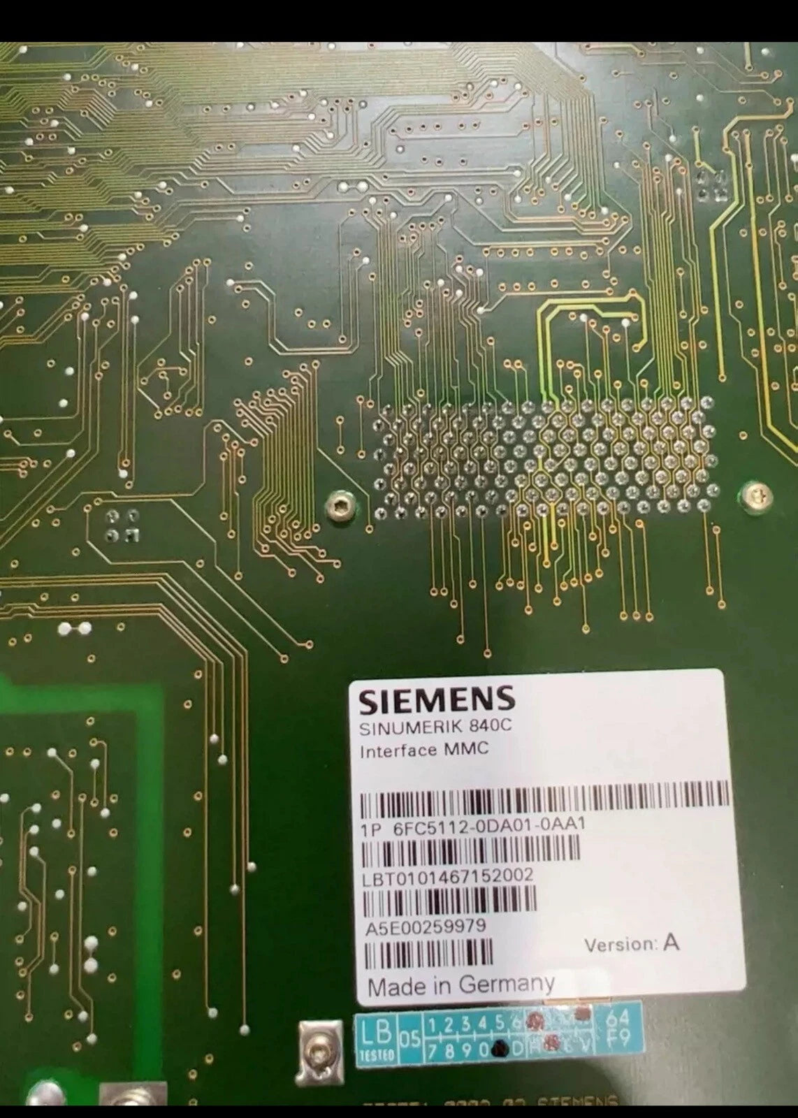 Siemens 6FC5112-0DA01-0AA1 Product: Features, Specifications