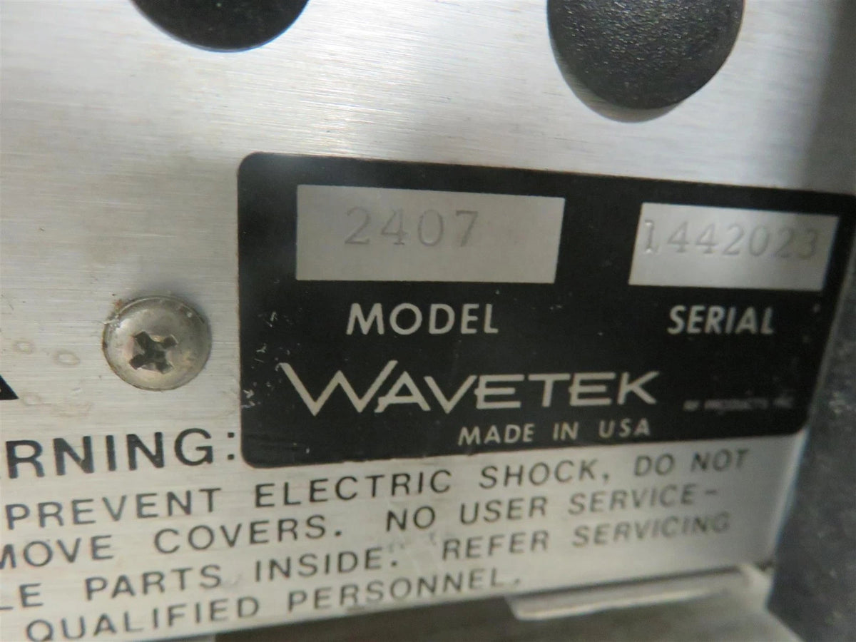 Wavetek 01-550 Mhz Synthesized Signal Generator 2407  - Free Shipping