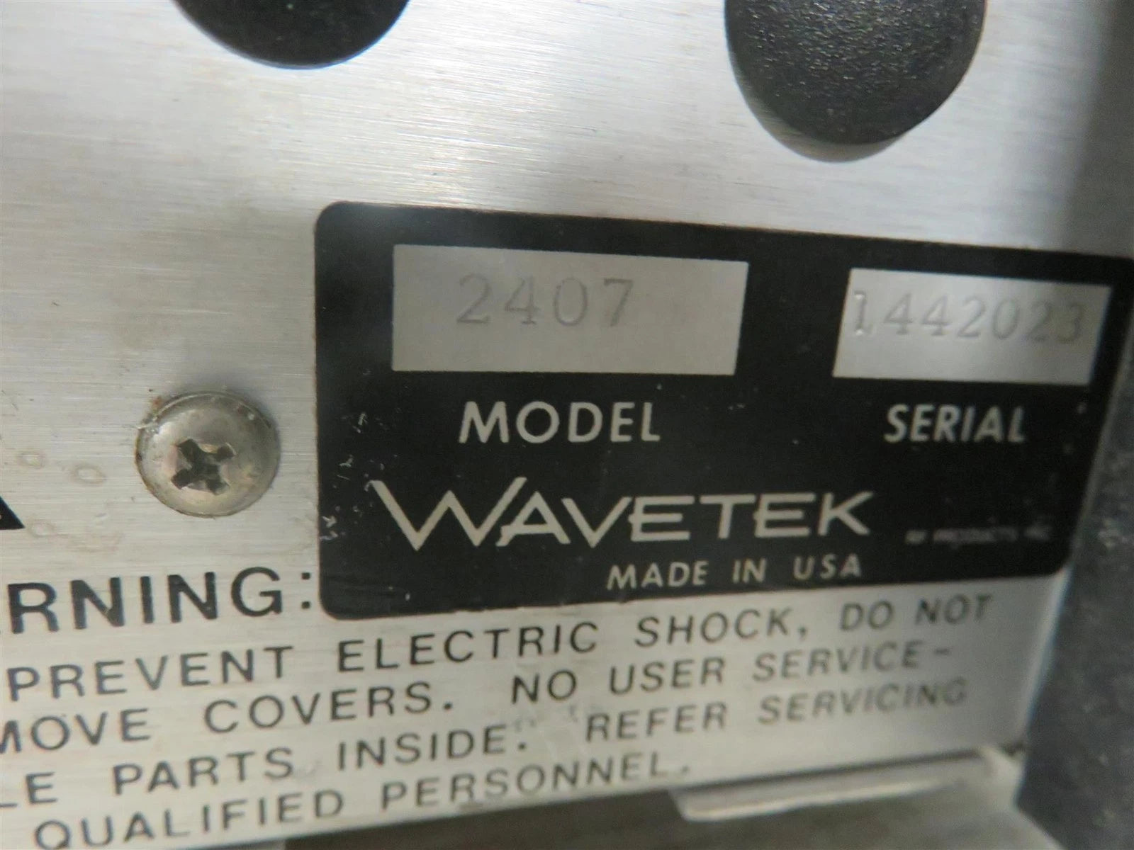 Wavetek 01-550 Mhz Synthesized Signal Generator 2407  - Free Shipping