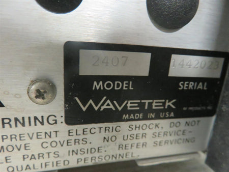 Wavetek 01-550 Mhz Synthesized Signal Generator 2407  - Free Shipping