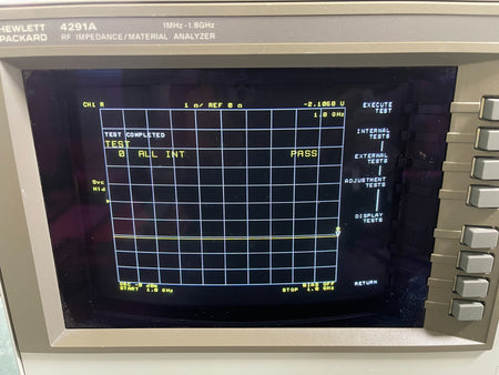 HP Agilent 4291A RF Impedance / Material Analyzer 1MHz to 1.8GHz , Opt. 002, 1C2 - XG eqpt