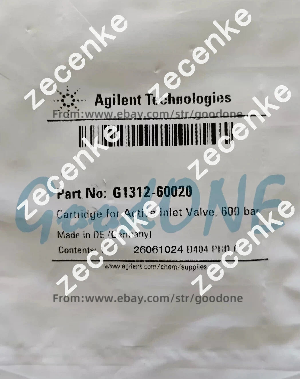 Agilent Active Inlet Valve Cartridge G1312-60020 for Improved Sample Introduction