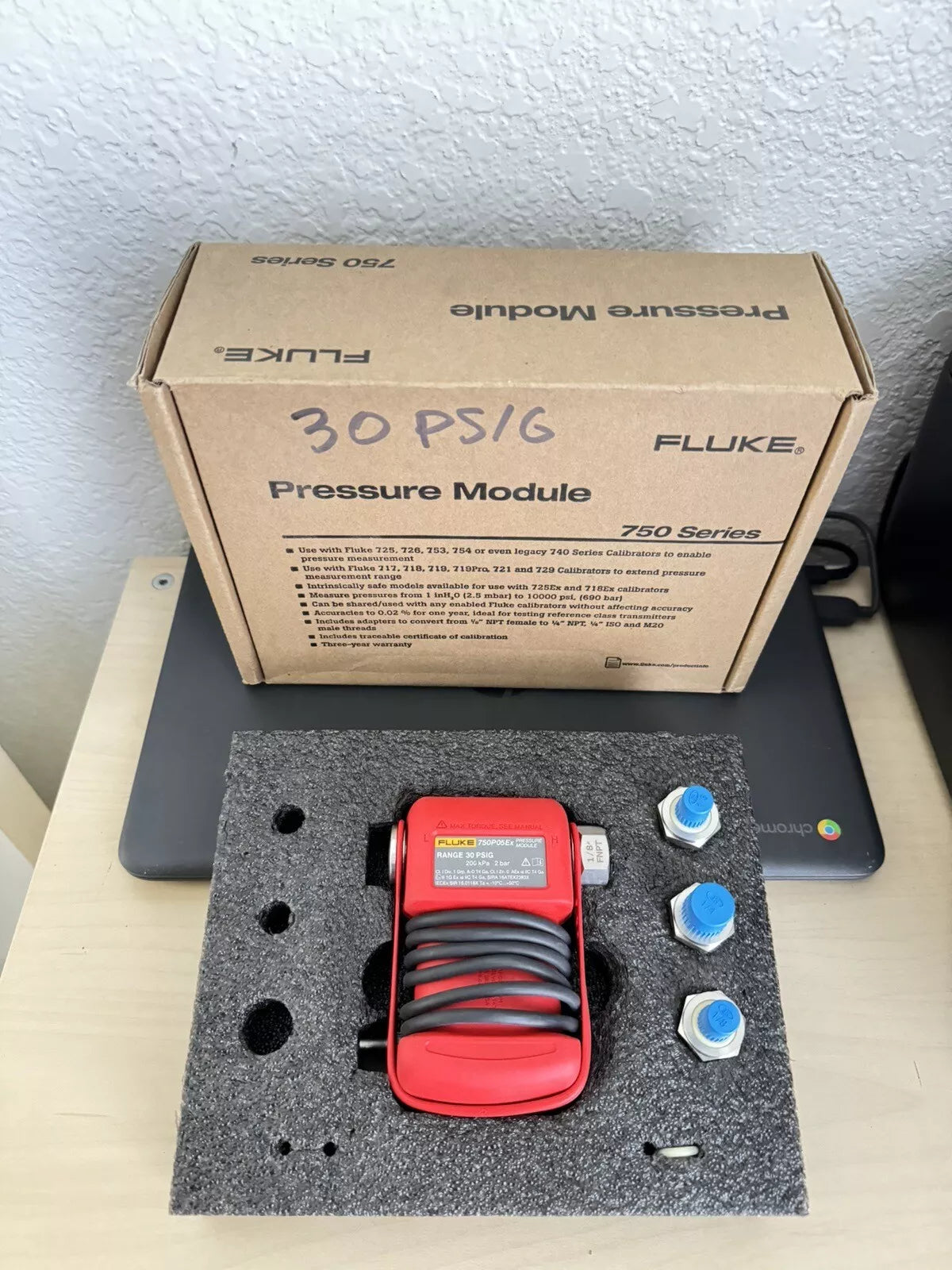 Fluke 750P05EX Pressure Module for Calibration Instruments