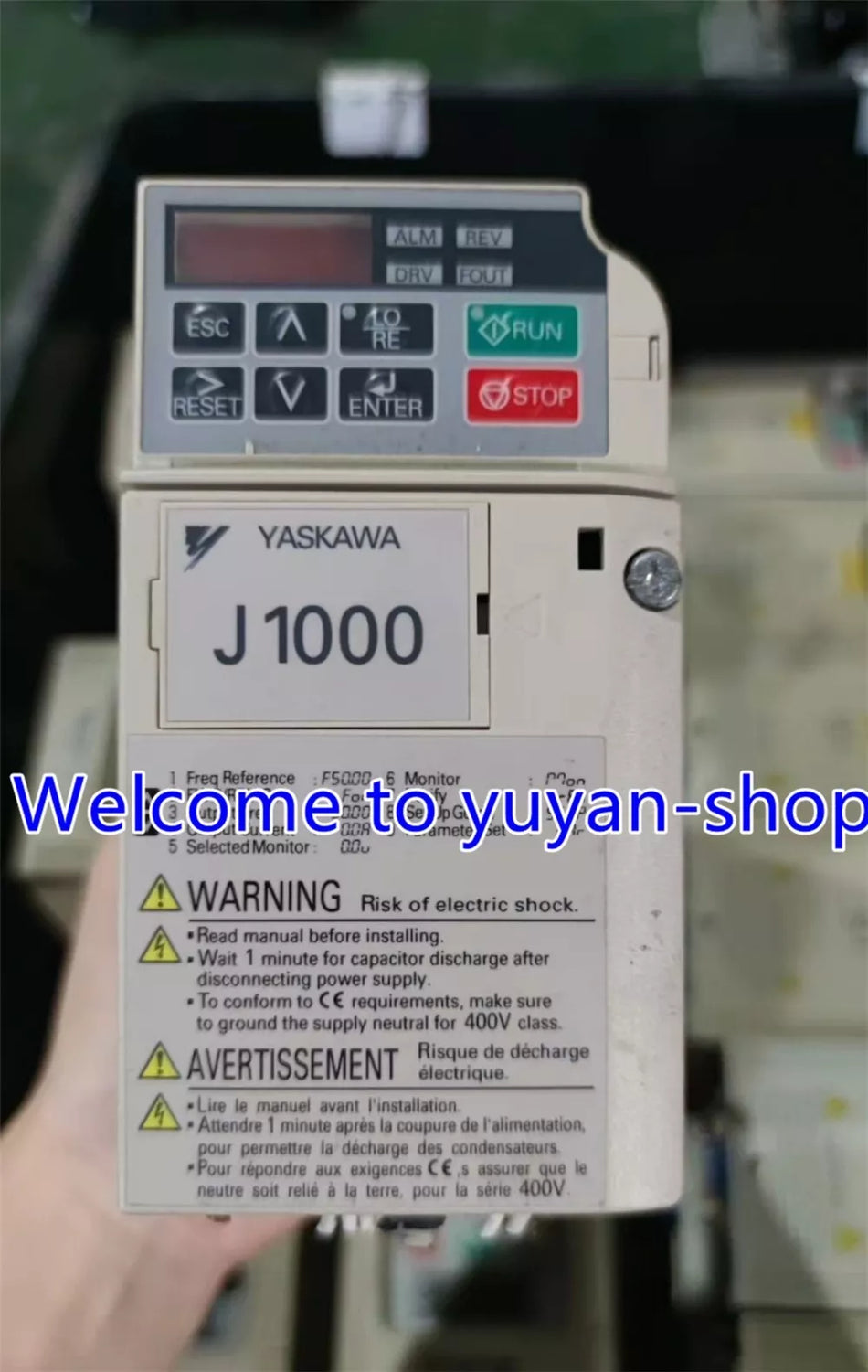 1PCS USED FOR Yaskawa CIMR-JC2A0004BAA 0.75kw Inverter