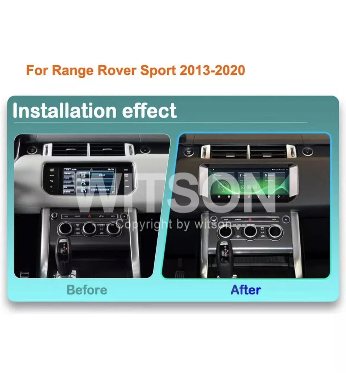 Android 10.25 Car Stereo GPS Carplay for Range Rover Sport 2013-2020