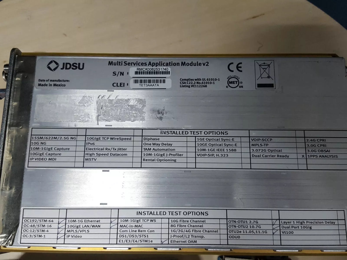 JDSU C1010V2 10G/10G Module Assembly TB/MTS-6000A