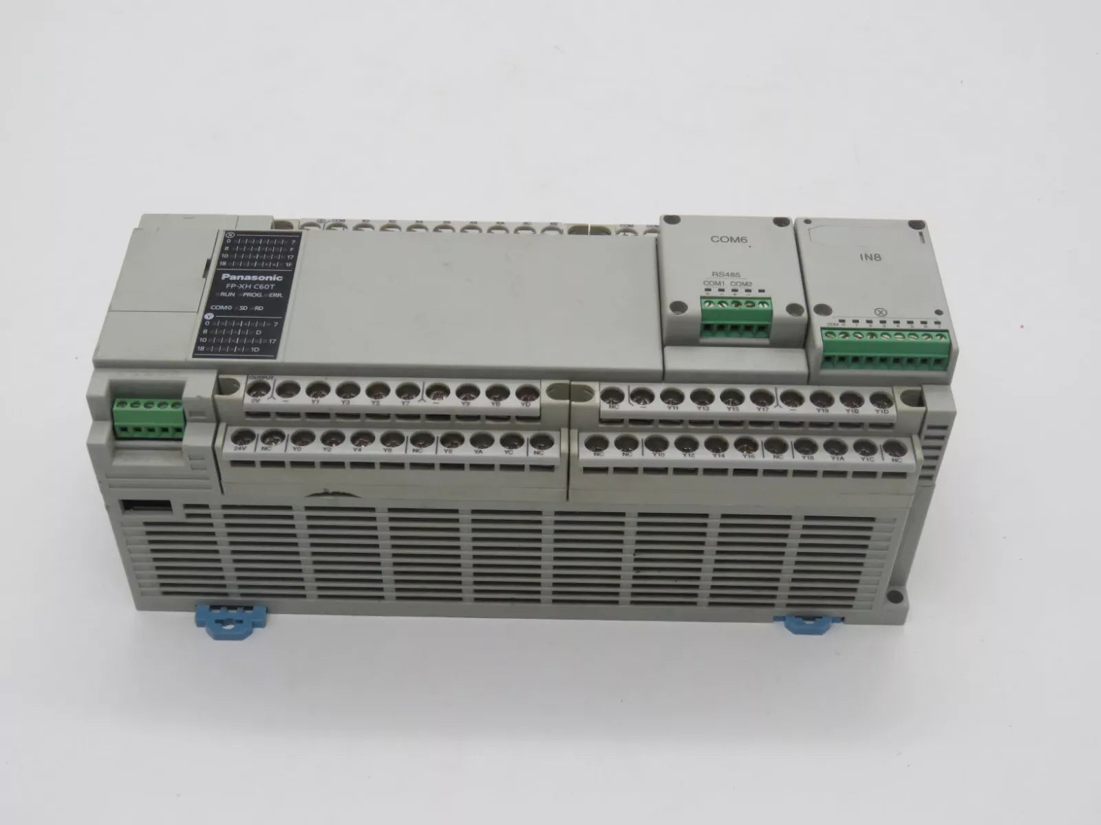 Panasonic FP-XH C60T Control Unit AFPXHC60T-F 100-240V 0.65A 50-60Hz IN 24V