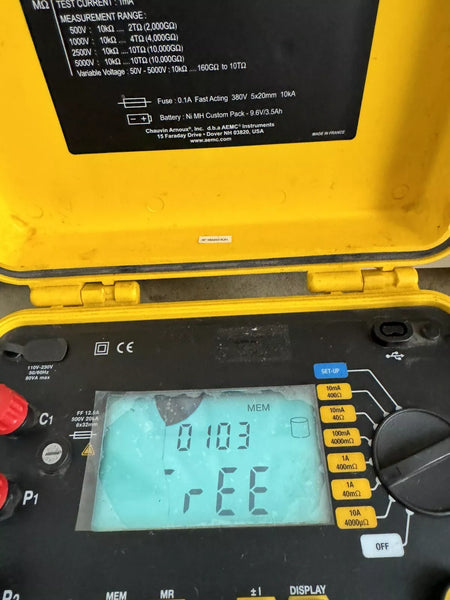 AEMC Instruments Model 6240 Micro-Ohmmeter 110V-230V 50/60Hz 80VA