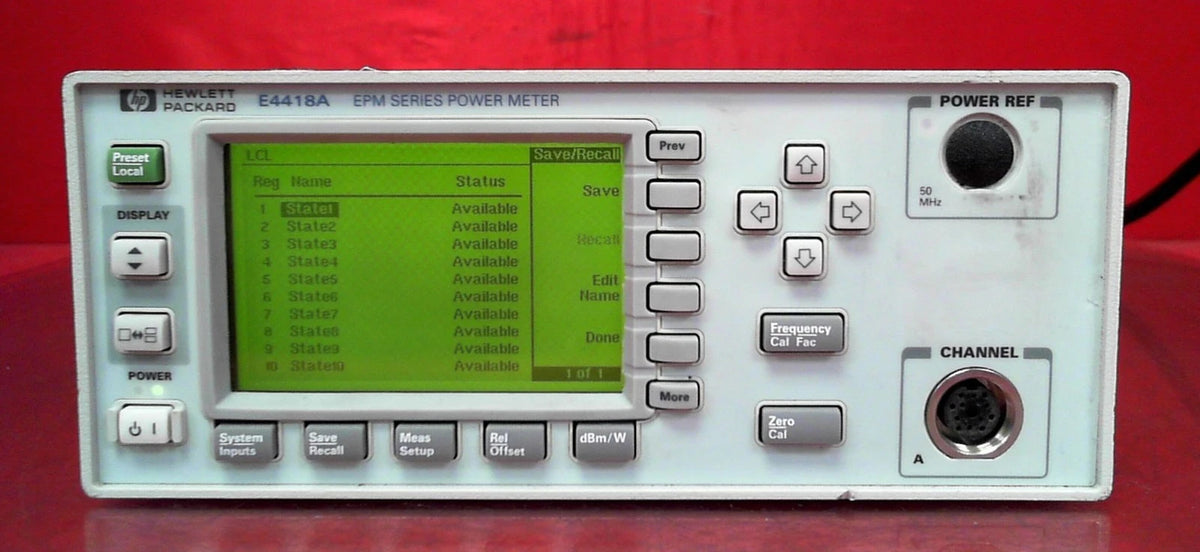 Agilent/Keysight E4418A Single Channel Programmable Power Meter US38261331