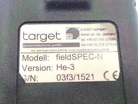 Two Thermo Electron Target FieldSPEC-N He-3 Radiation Detector