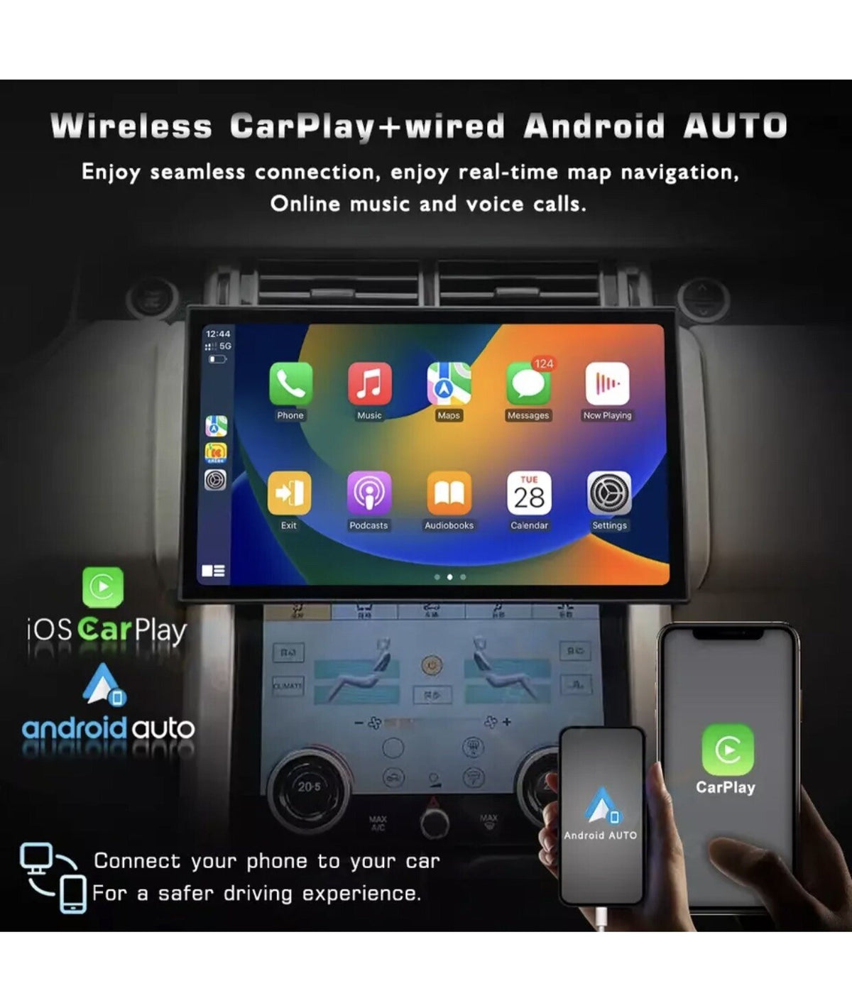Für Range rover vogue L405 sport L494 13.3" Android autoradio GPS Navi CarPlay