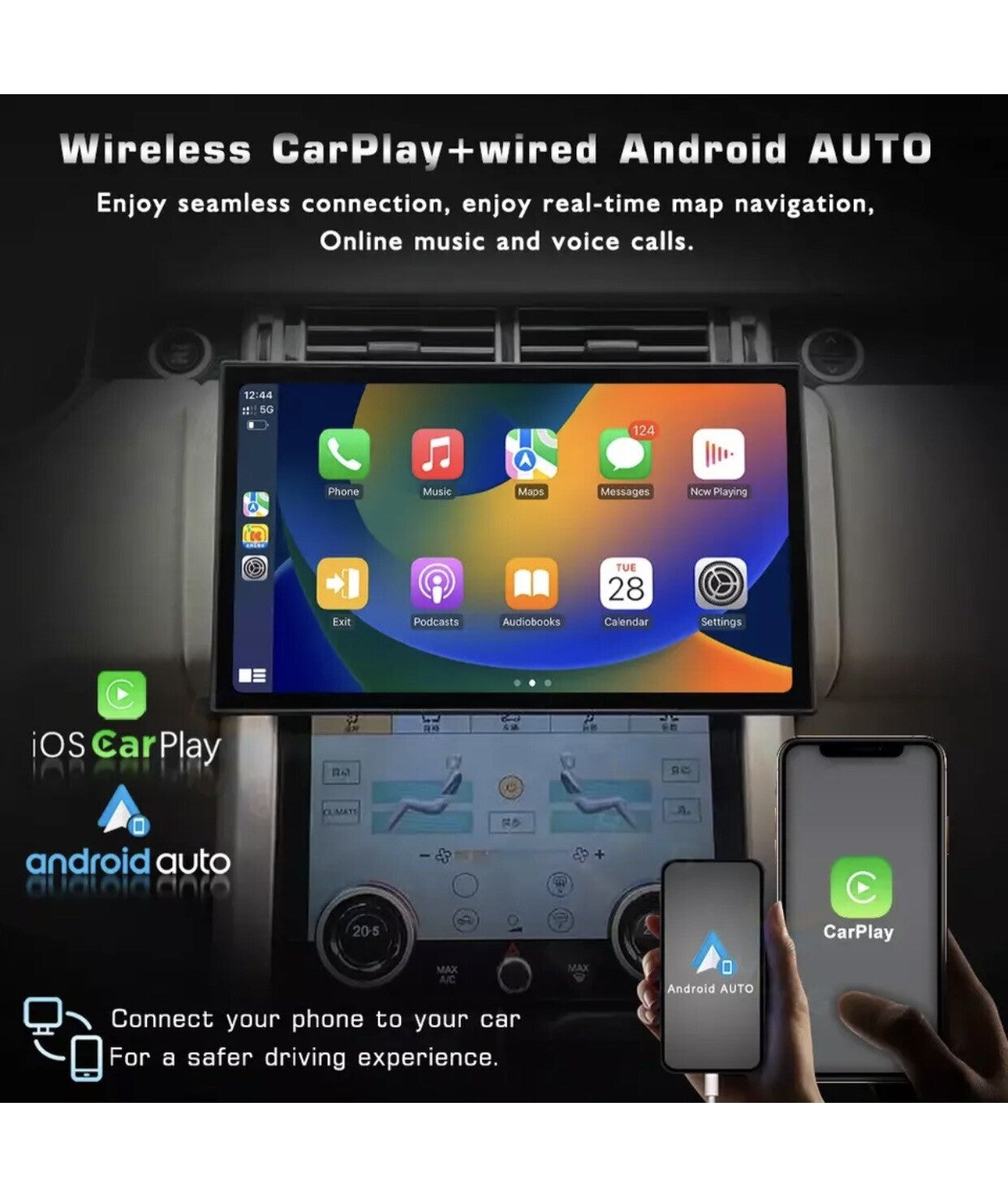 Für Range rover vogue L405 sport L494 13.3" Android autoradio GPS Navi CarPlay
