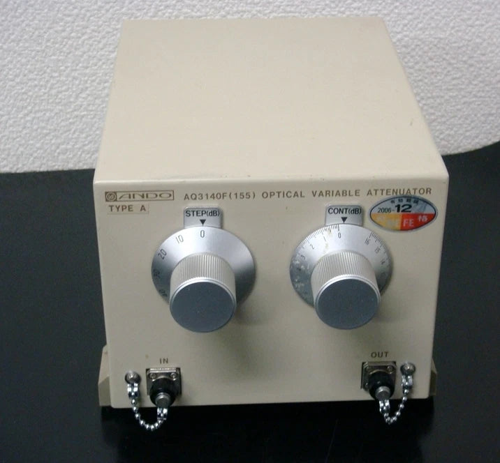 ANDO AQ3140F 0-65dB Optical Variable Attenuator