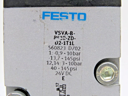 Festo P53E-ZD-D2-1T1L Air Solenoid Valve Pilot Controlled 52 MM