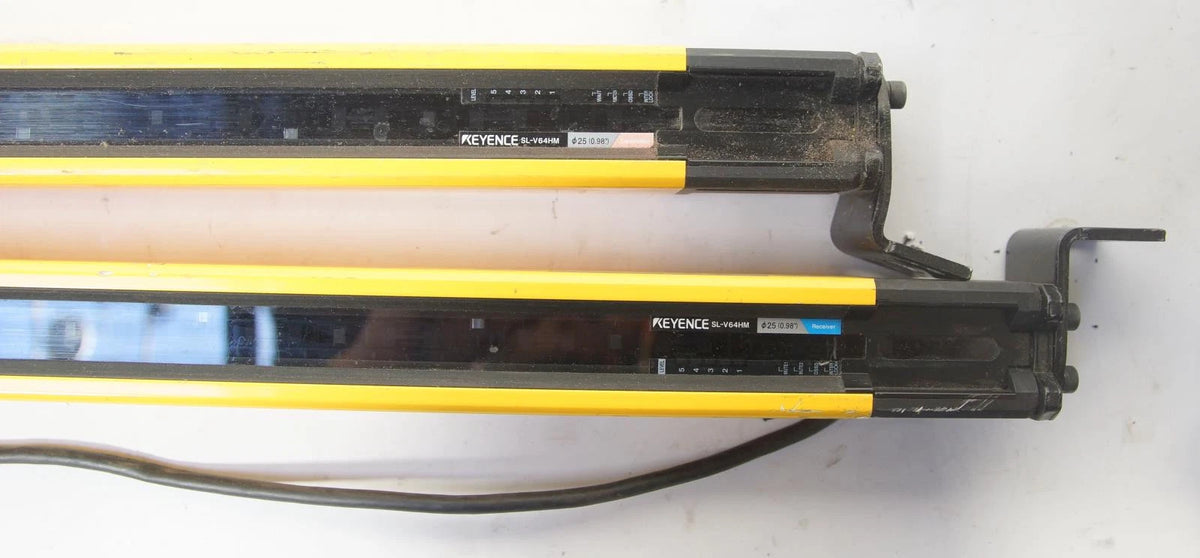 Keyence SL-V64HM-T / SL-V64HM-R Safety Light Curtains Receiver / Transmitter