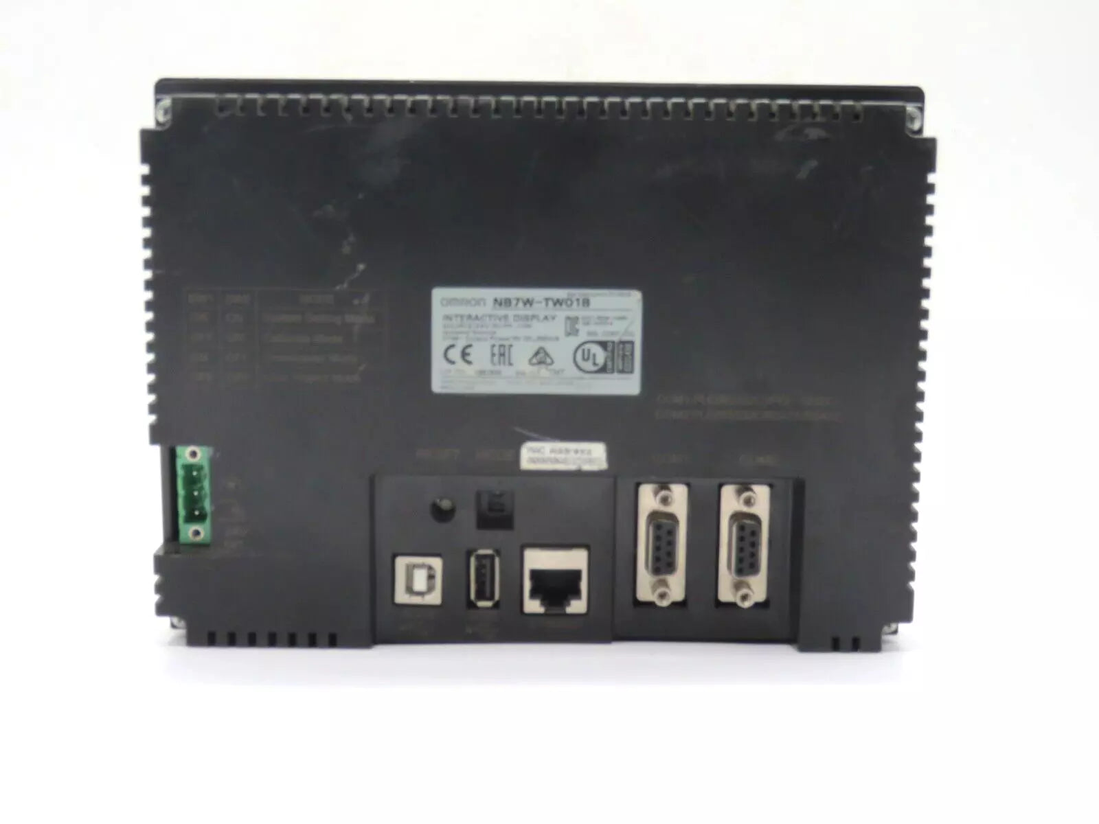 Omron NB7W-TW01B Touch Screen Interactive HMI Display 24 VDC