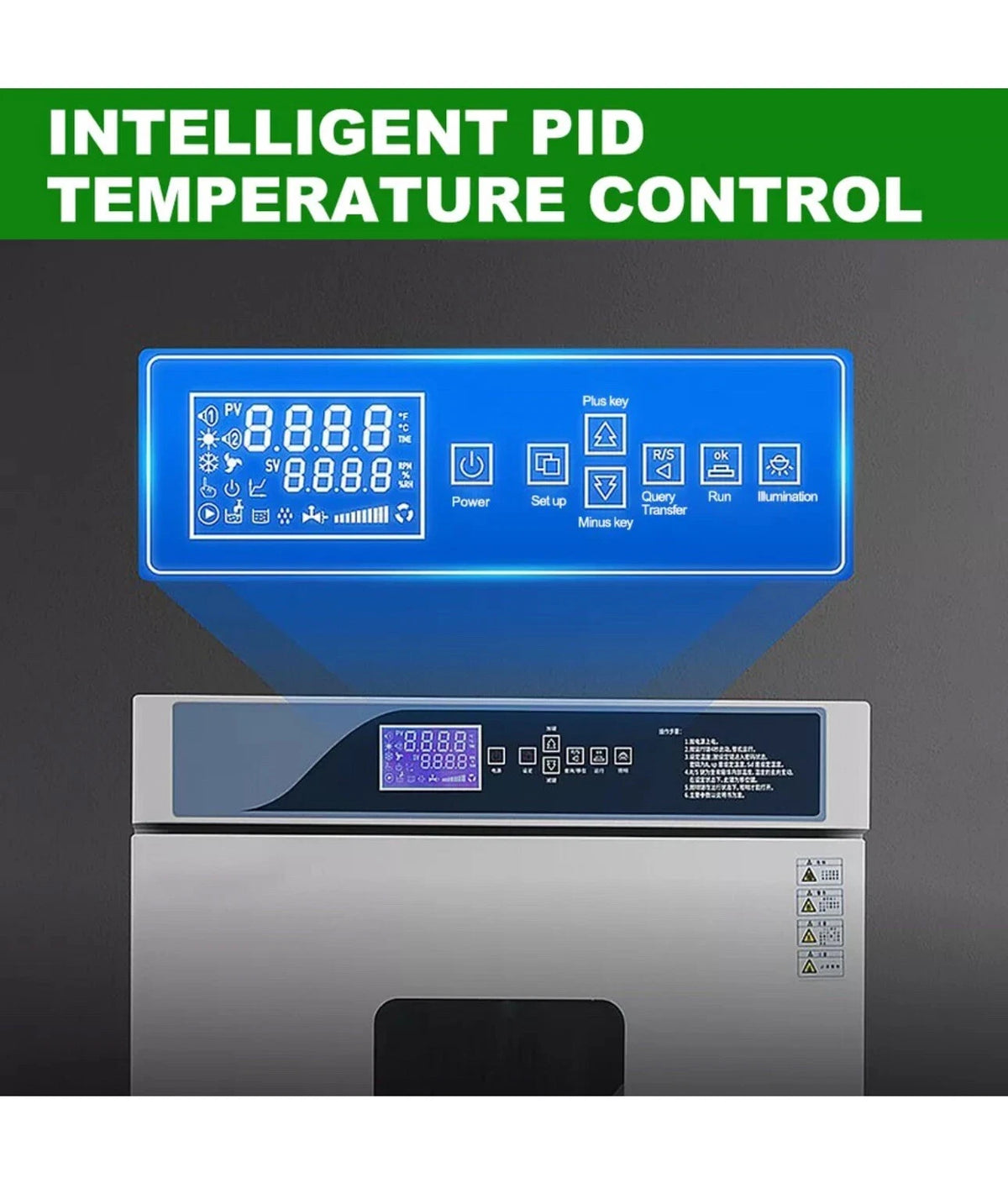 Lab Humidity Chamber Temp Humidity Cabinet Machine Heating Cooling Box 0-60℃
