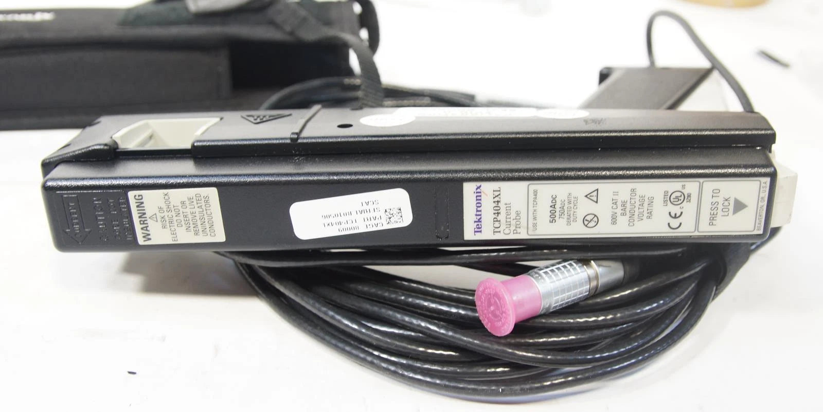 Tektronix TCP404XL AC/DC CURRENT PROBE DC-2MHZ, 500A DC, 750A DC