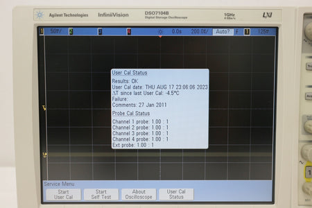 Keysight DSO7104B 1GHz 4GS/s Oscilloscope