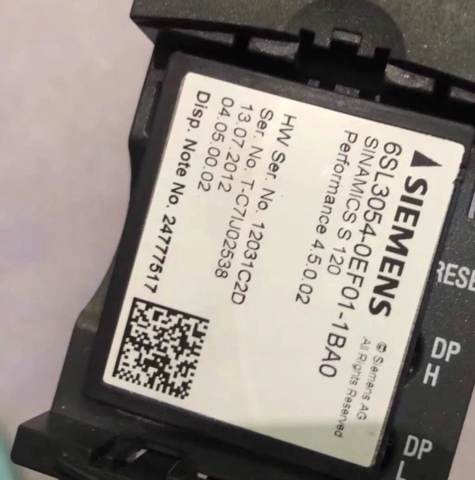 Siemens 6SL3054-0EF01-1BA0: Power Module for Efficient Motor Control