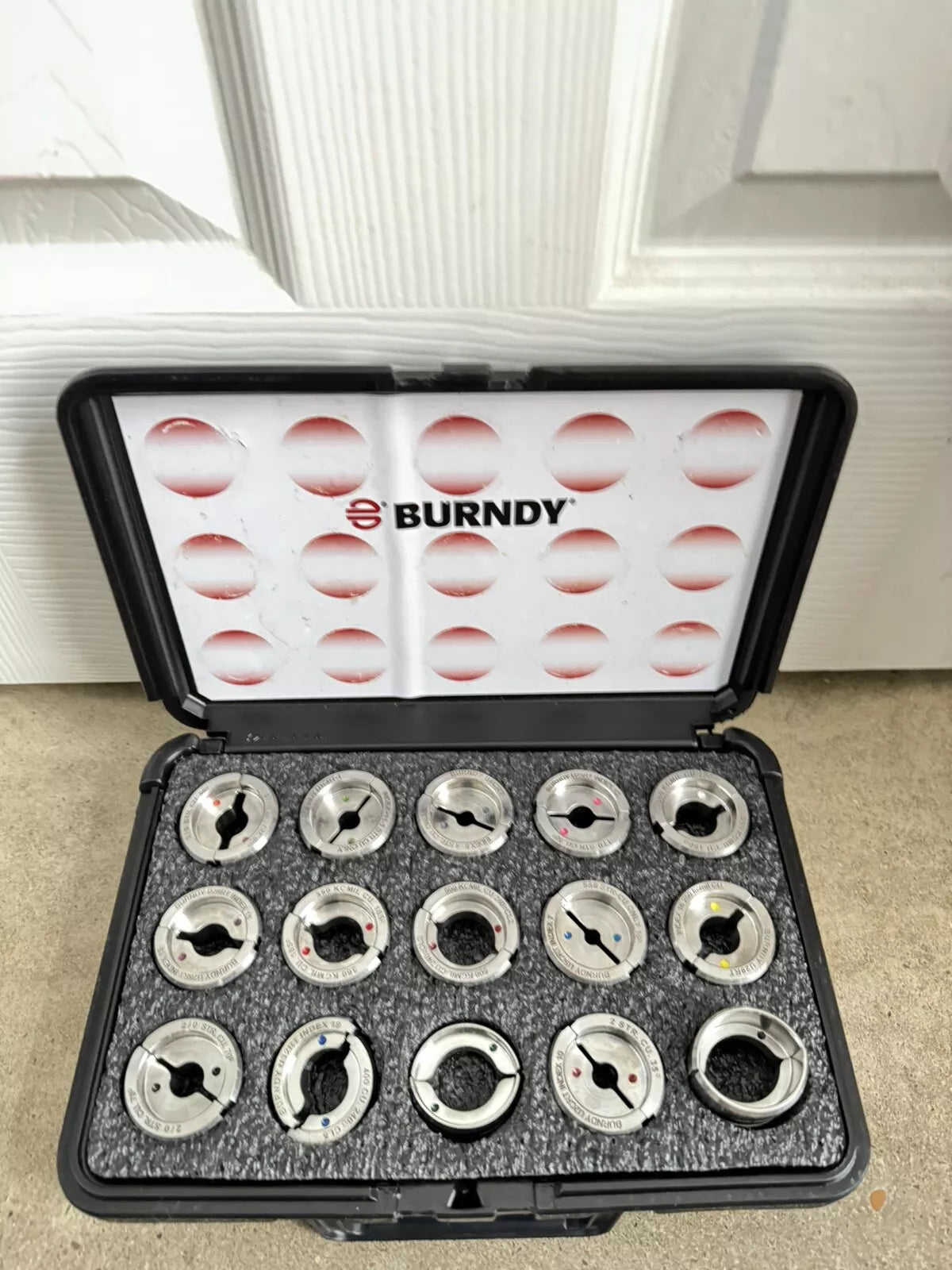 Burndy UDIEKITCU 15pc U-Type Die Kit Set 6AWG to 750KCMIL