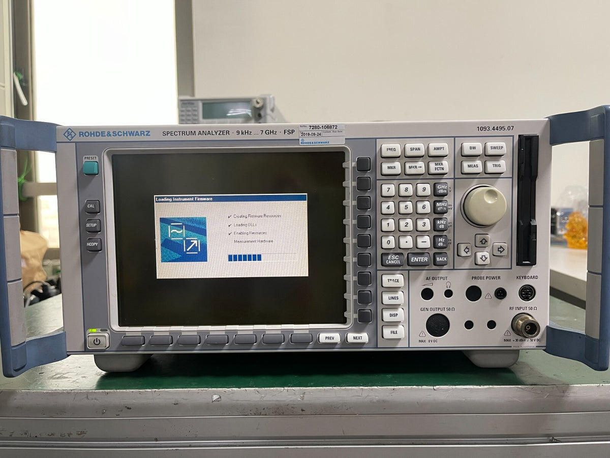 Rohde & Schwarz FSP7 Spectrum Analyzer 9 kHz - 7 GHz _ 8858 - XG eqpt