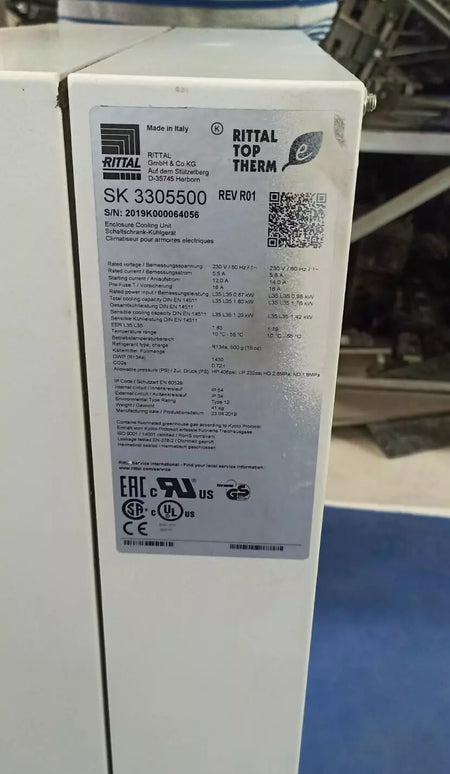 Rittal TopTherm SK3305500 Enclosure Cooling AC Unit