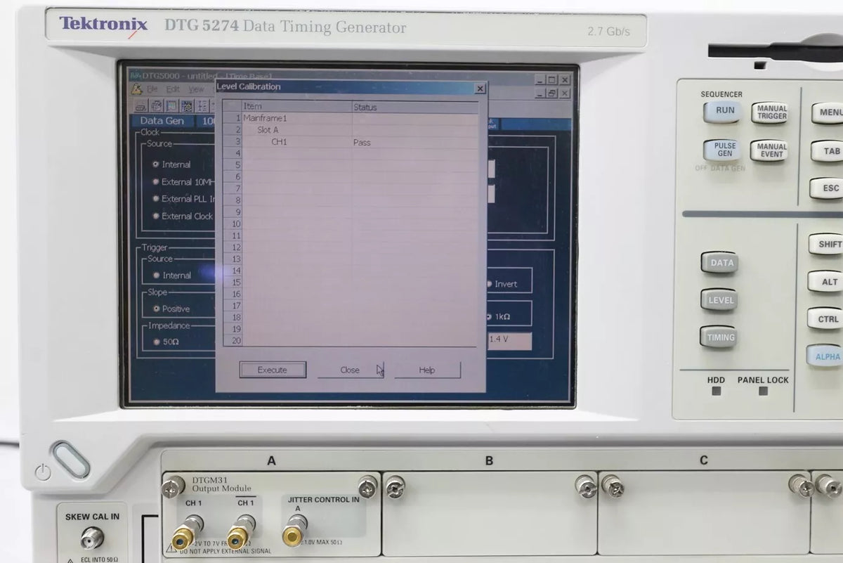 Tektronix DTG5274 2.7Gbps Data Timing Generator