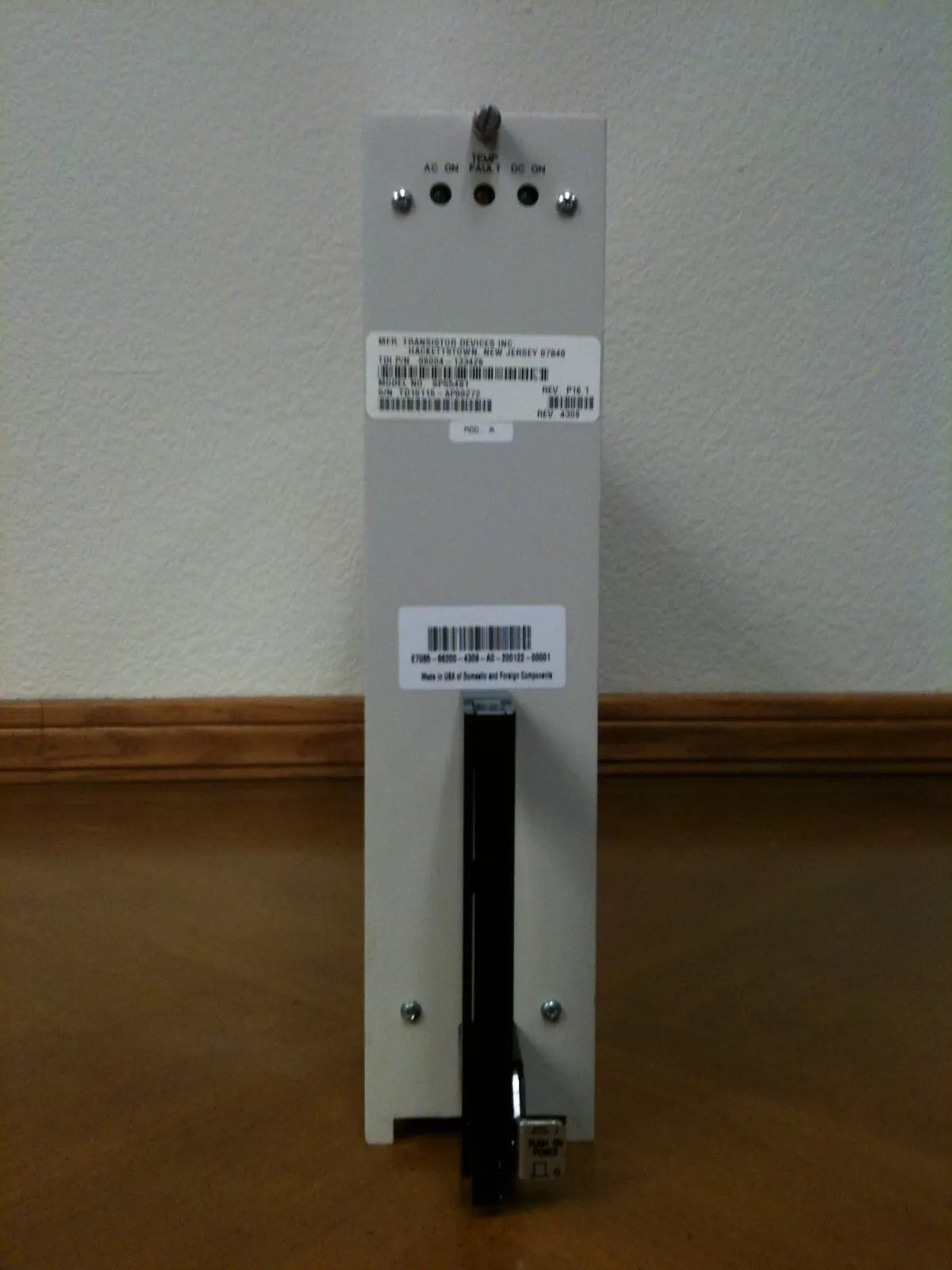 TDI Model SPS5481 Power Supply P/N 09004-133426
