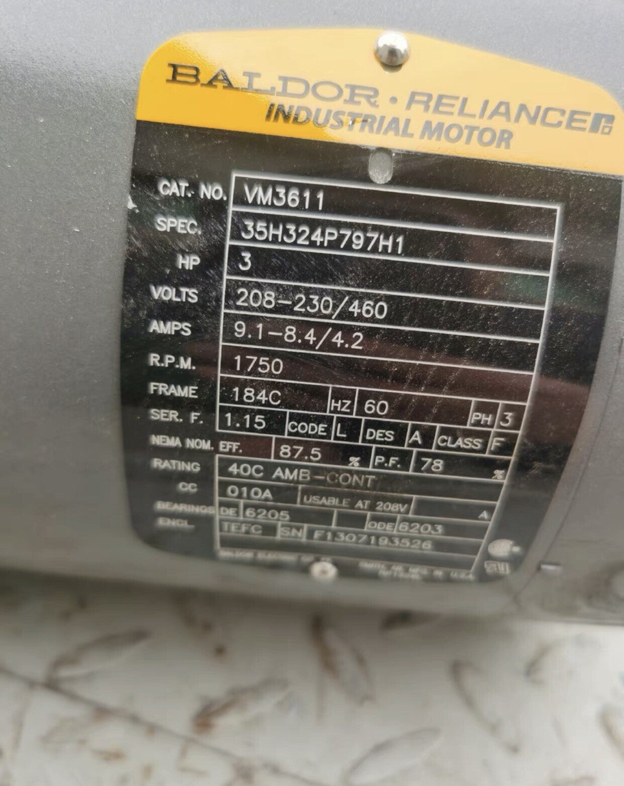 VM3611系列，型号：35<wbr/>H324P797H1