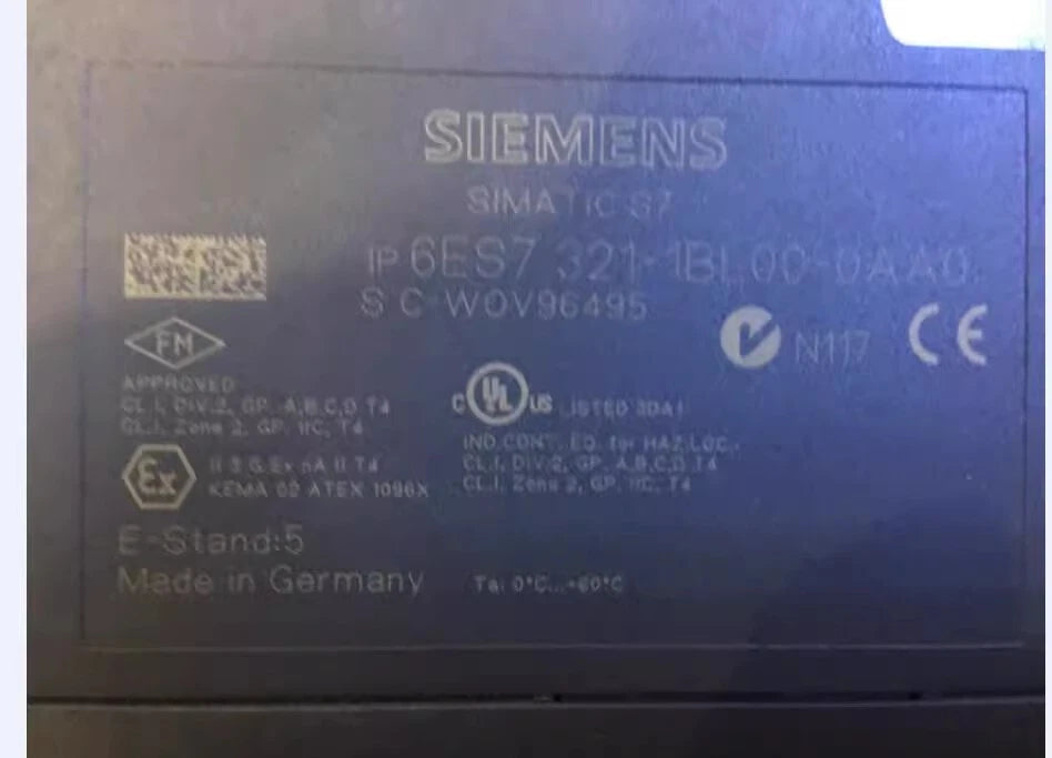 Siemens 6ES7321-1BL00-0AA0 Digital Input Module