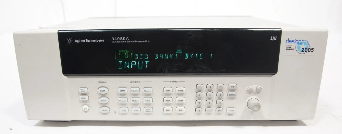 Agilent 34980A Multifunction Switch /Measure Unit with 349450A / 34932A / 34941A
